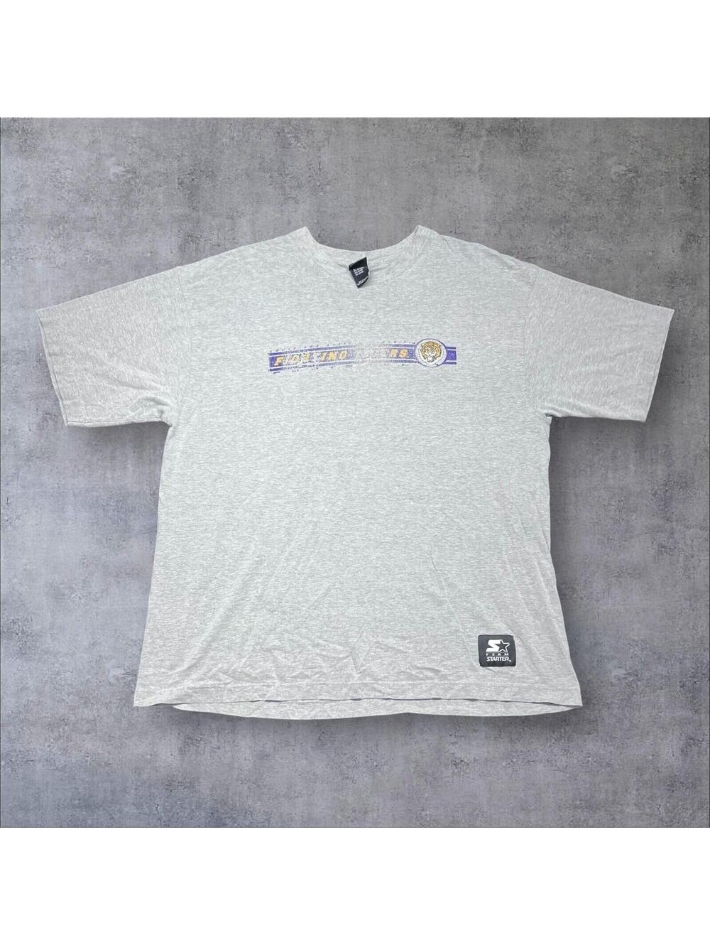 Vintage Y2K Starter University Of Louisiana State “LSU” Center Logo Mens Tee XXL
